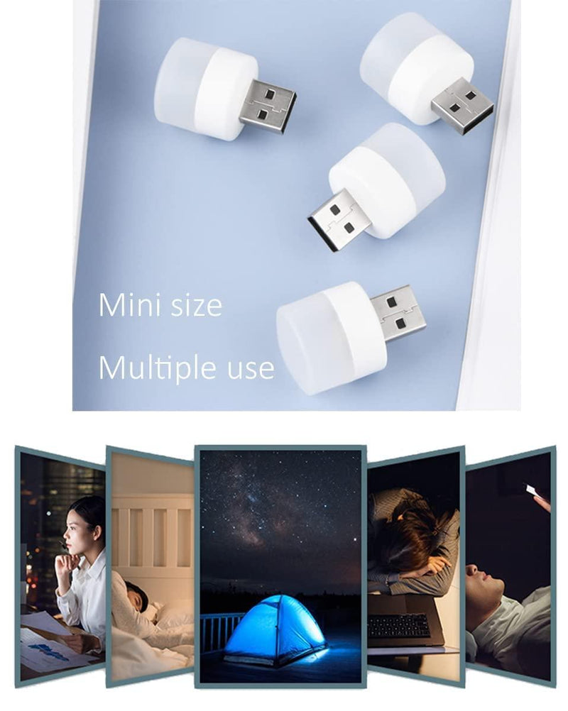 USB Night Lights LED Plug in White Buy 1 Get 2 Free